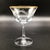 1950s Fostoria Golden Lace Champagne/Sherbet Etched Crystal Coupes With Gold Rim - Set of 6 For Sale - Image 5 of 12