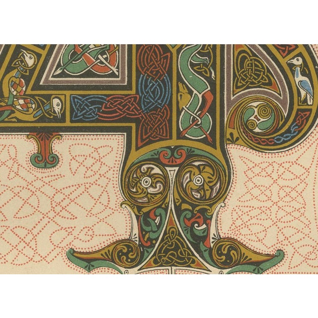 Dolmetsch, Celtic Manuscript Illumination, 1887, Print For Sale - Image 3 of 10