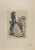 Bernard Naudin, Two Figures, Woodcut Print, Early 20th-Century For Sale - Image 3 of 3