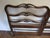 King Size Ribbon Back Solid Mahogany Headboard For Sale - Image 4 of 9