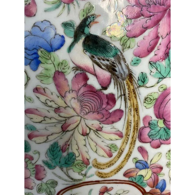 Famille Rose Canton Vases, Set of 2 For Sale - Image 14 of 16