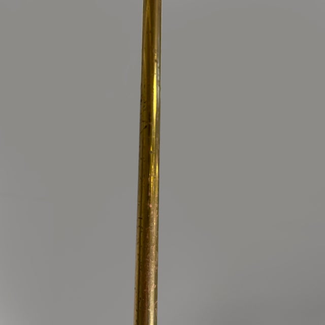 Mid-Century Modern Italian Chandelier in Glass and Green Metal, 1950s For Sale - Image 14 of 16