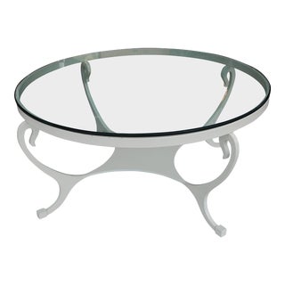 French Hollywood Regency Style Coffee Table For Sale