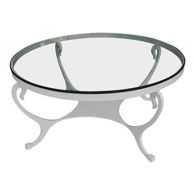 French Hollywood Regency Style Coffee Table For Sale