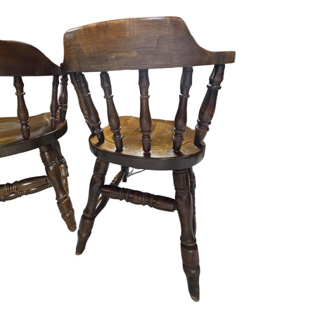 Wood Mid-Century Richardson Brothers Solid Wood Dining Chairs - Mixed Set of 4 (2 Armchairs, 2 Side Chairs) For Sale - Image 7 of 12