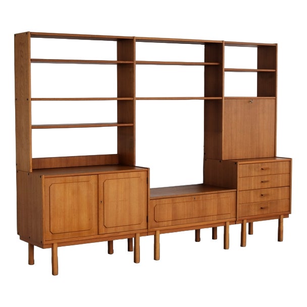 Vintage Swedish Teak Cabinet, 1960s For Sale
