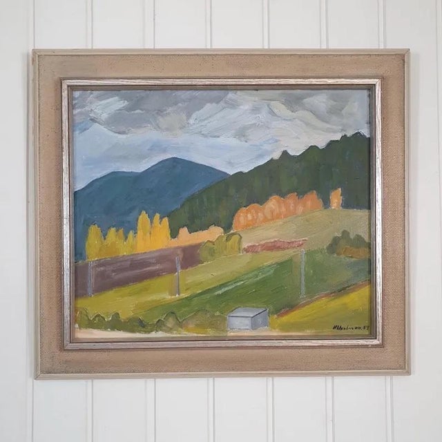 H. Westman, Northern Landscape, 1959, Oil on Canvas For Sale - Image 16 of 16