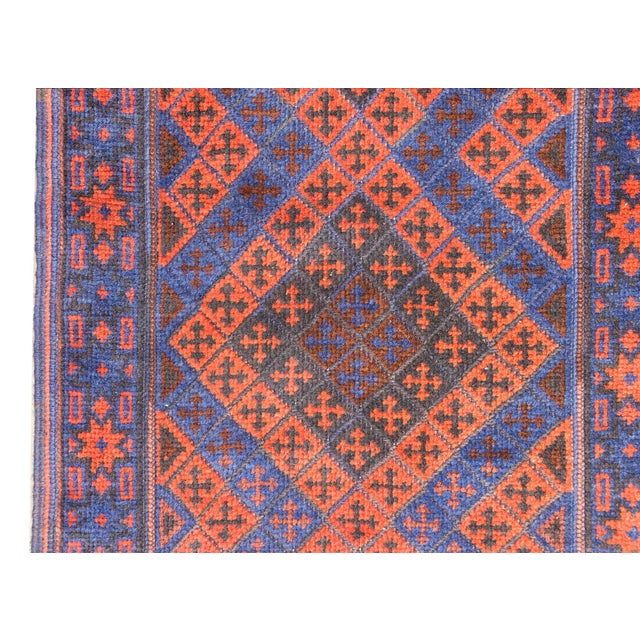 Vintage Afghani Baluch Runner For Sale - Image 9 of 15