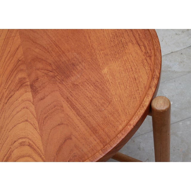 Andreas Tuck Vintage AT35 Folding Coffee Table by Hans Wegner for Andreas Tuck, 1960s For Sale - Image 4 of 8