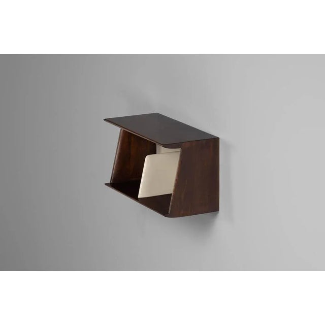 Gold Wall Mounted Bookcase by Gio Ponti, Italy, 1955 For Sale - Image 8 of 16