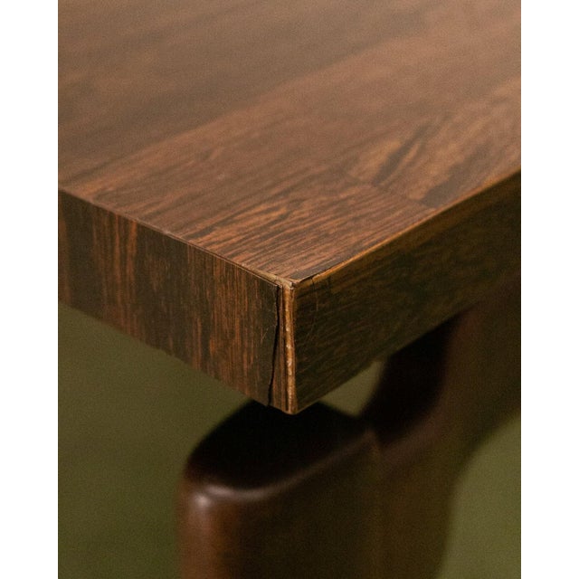 Vintage Square Laminate Coffee Table For Sale In Los Angeles - Image 6 of 9