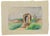 Landscape with an Arch is an original artwork realized in the middle 20th Century. Watercolour on paper. Good conditions....