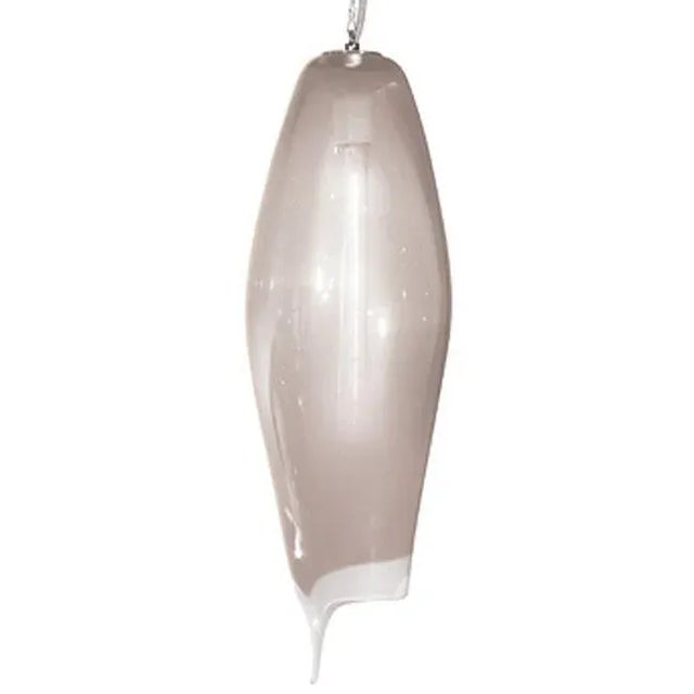 Virtue pendant | 6” W x 22” H| Size 5” Canopy | 60W; 120V | 6 ft. of electrical cord included | | Made to Order | Hand-...