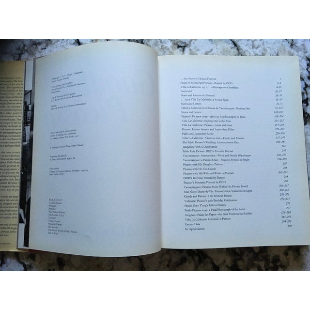 1970s Vintage Goodbye Picasso Book by David Douglas Duncan 1974 1st Edition Hardcover For Sale - Image 5 of 14