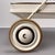 Metal White Serving Trolley in Perforated Sheet Metal attributed to Vereinigte Werkstätten München, Germany, 1950s. For Sale - Image 7 of 11