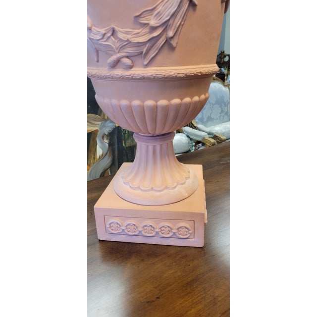 Vintage Terra Cotta Neoclassical Ewer Netune Riding a Sea Serpent. For Sale - Image 11 of 12