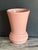 Vintage McCoy Pottery vase in soft pink, circa 1940s. McCoy's late-Deco styling in one of their signature pastel glazes....