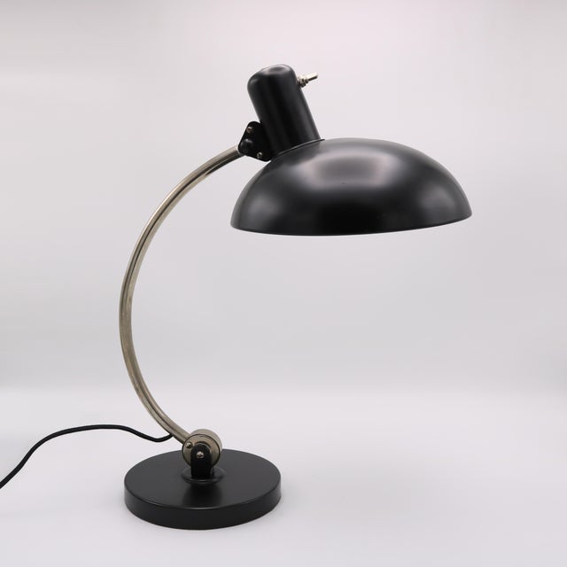 1930s Desk Lamp in the style of Christian Dell for Bros. Kaiser & Co. 20th Century For Sale - Image 5 of 7
