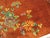 Early 20th Century 1920s Orange Floral Antique Chinese Art Deco Rug 9' X 11'6" Handknotted Wool Carpet For Sale - Image 5 of 6