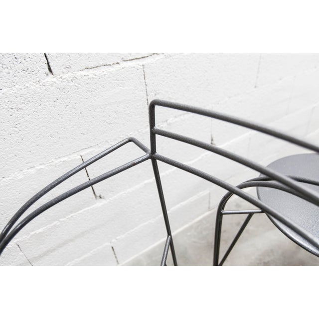 Silver Moon Armchairs by Pascal Mourgue, 1985, Set of 6 For Sale - Image 3 of 18