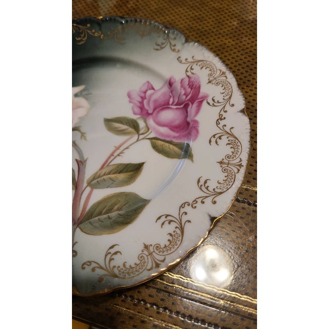 Antique Rosenthal Hand Painted Plate For Sale In Seattle - Image 6 of 11