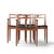 Johannes Andersen for Christian Linneberg Model 94 Mid Century Danish Teak Dining Chairs - Set of 4 Each armless chair...