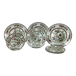 Set of Ridgeway of Staffordshire England "Indian Tree" Plates