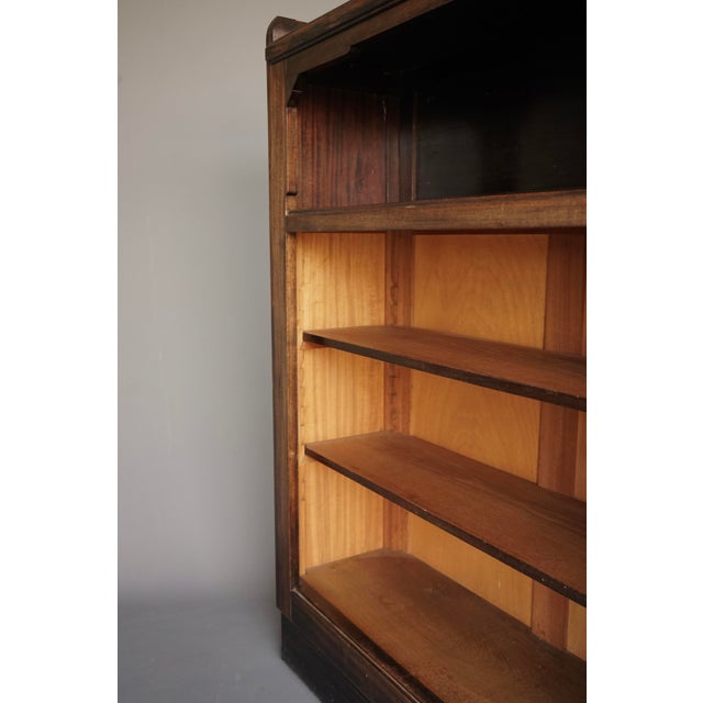 Art Deco Amsterdam School Bookcase from C.H.Eckhart, 1920s For Sale - Image 4 of 14
