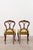 19th Century Pair of Antique Carved Chairs With Velvet Tufted Upholstered Seats For Sale - Image 5 of 11