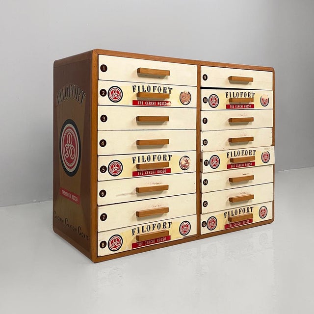 Mid-Century Modern Italian Sewing Chest in Wood from Filofort, 1960s For Sale - Image 17 of 17