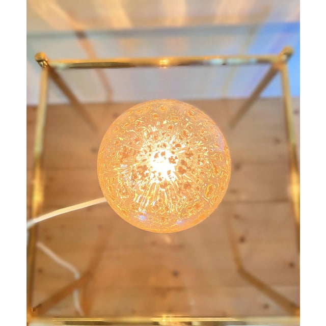 Mid-Century Table Lamps with Gold Flakes by Gino Sarfatti, 1960s, Set of 2 For Sale - Image 5 of 9