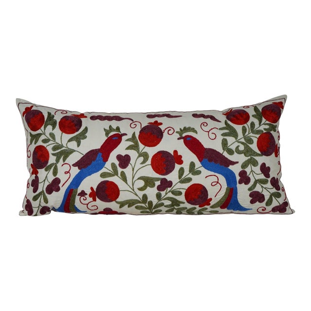 Bird Suzani Cushion Cover For Sale