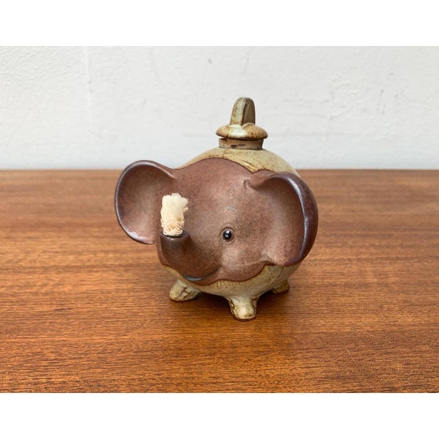 Vintage Elephant Oil Lamp by Ibuki For Sale - Image 16 of 18