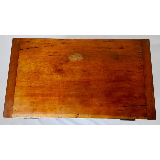 Wood 19th Century Cherrywood Sugar Chest With One Drawer For Sale - Image 7 of 11