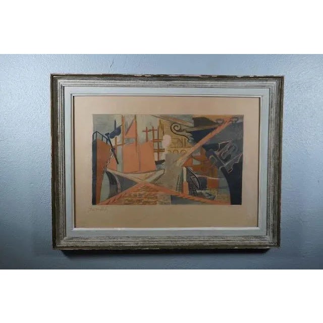 André Lhote - Abstract Color Lithograph 1930s For Sale In Los Angeles - Image 6 of 6