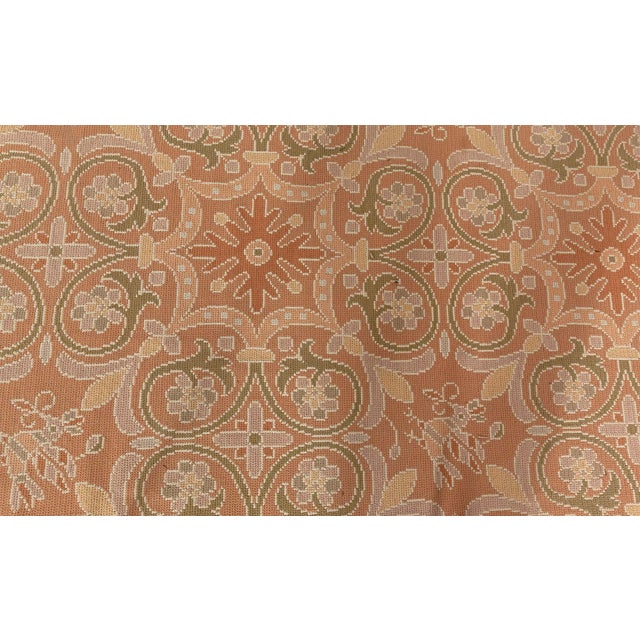 Extra Large 1940s Portuguese Needlework Botanic Rug For Sale - Image 4 of 10