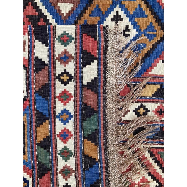 Antique Caucasian Shirvan Kilim Rug, 1890s For Sale - Image 11 of 12
