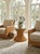 2000 - 2009 Vintage Gabriella Crespi Style Pencil Reed & Rattan Hourglass Side Table For Sale - Image 5 of 11