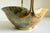 Aldo Tura for Macabo Cusano Goat Leather, Wood, & Brass Handled Bowl, Italy 1960s For Sale In Sacramento - Image 6 of 13
