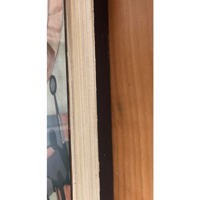 John Reitz, Composition, Oil on Cardboard, Framed For Sale - Image 7 of 9