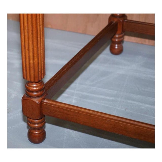 Regency Style Glass Top Side Tables, Set of 2 For Sale - Image 4 of 10