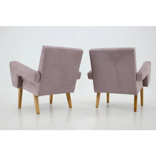 Set of Armchairs, Czechoslovakia, 1960s For Sale - Image 4 of 8