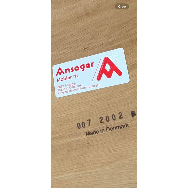 1960s Ansager Møbler Teak Dining Table and Set of Møller 77 Dining Chairs - Set of 5 For Sale - Image 12 of 12