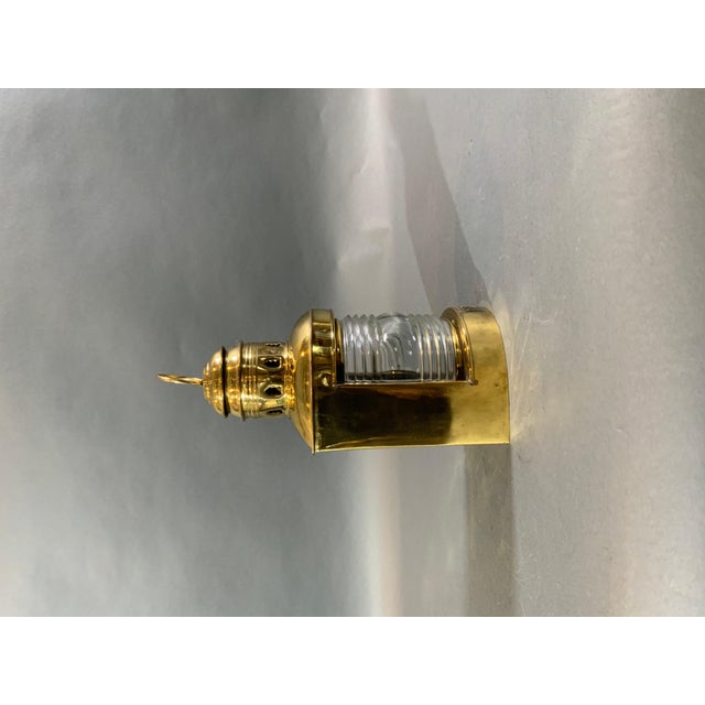 Brass Bow Lantern “Hopkins” Lantern For Sale In Boston - Image 6 of 8