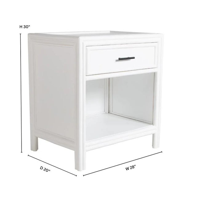 Not Yet Made - Made To Order Capri End Table in Light Gray For Sale - Image 5 of 6