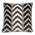 Contemporary Schumacher X Timothy Corrigan Florentine Velvet Pillow in Black For Sale