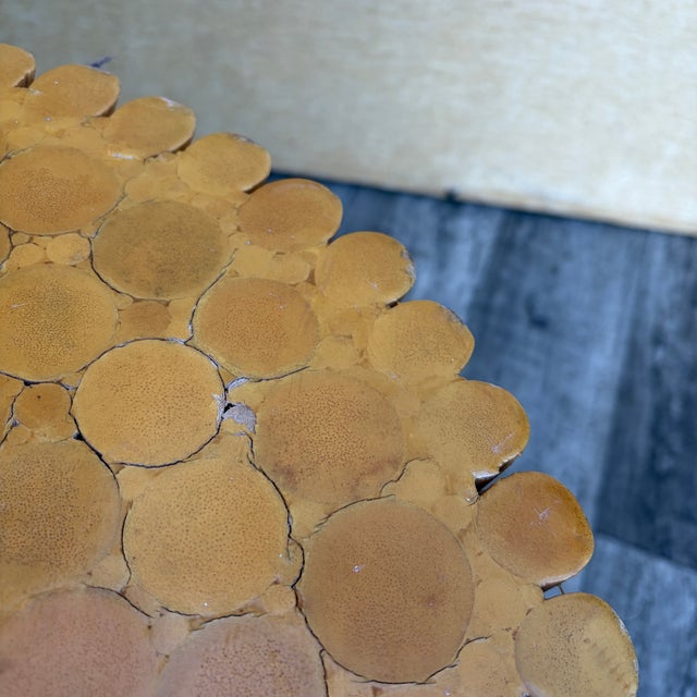 Wood Hollywood Regency / Coastal Style McGuire Sheaf of Wheat Rattan Coffee Table. Circa 1980s For Sale - Image 7 of 18