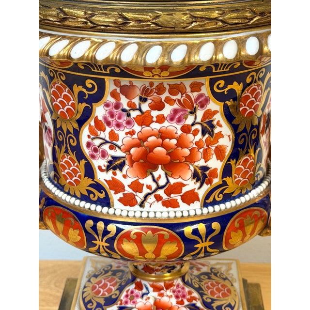 19th C Derby Porcelain, Regency Period, 'Old Imari' Vase now as a Lamp For Sale - Image 13 of 18