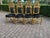 Gold c.1900 Italian Rococo Gold Beech Velvet Dining Chairs - Set of 8 Pc For Sale - Image 8 of 18