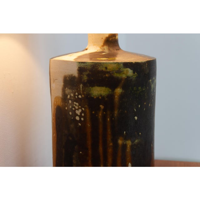 Mid-Century Modern Danish Stoneware Table Lamp, 1960s For Sale - Image 15 of 18